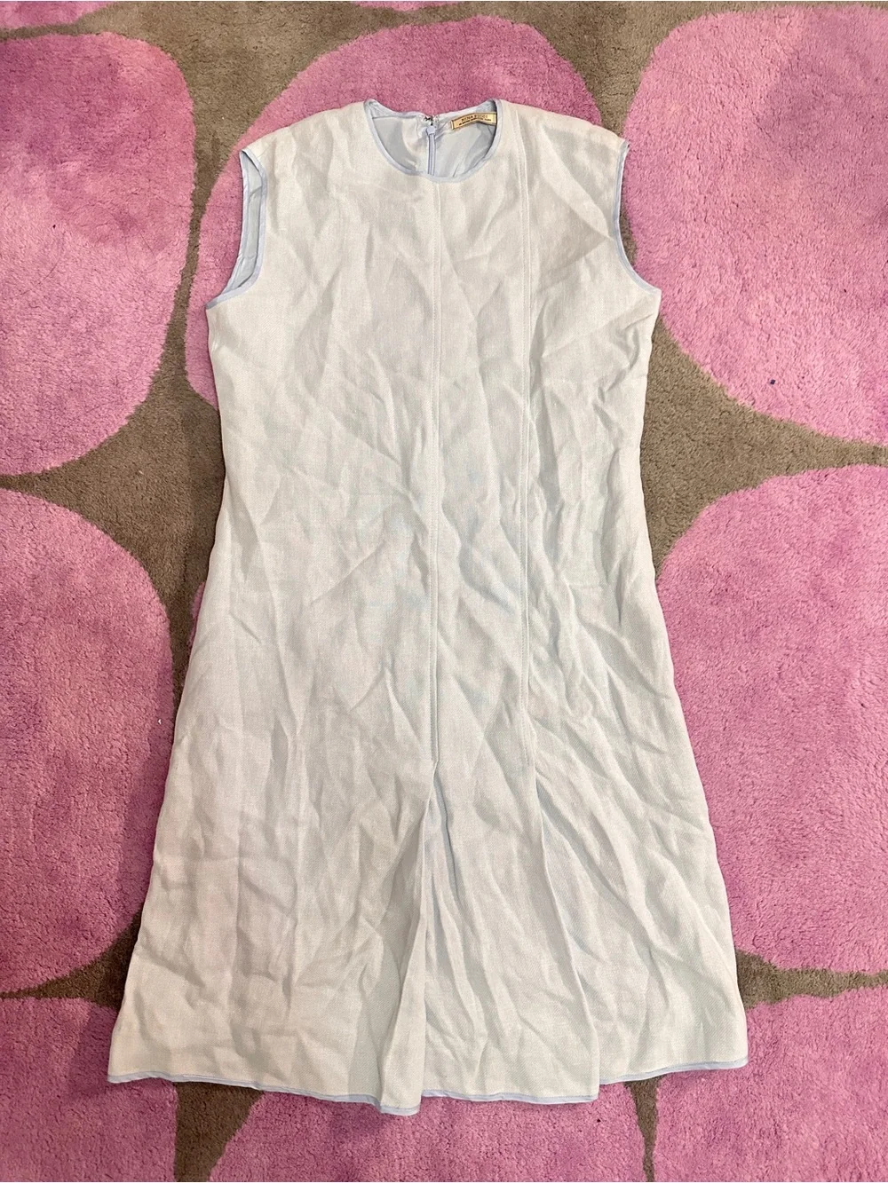 Nina Ricci Pale Blue Sleeveless Dress - Picture 1 of 7